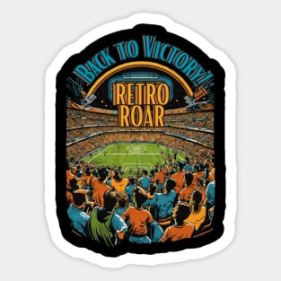 Retro Football: Back to Victory! Design Sticker